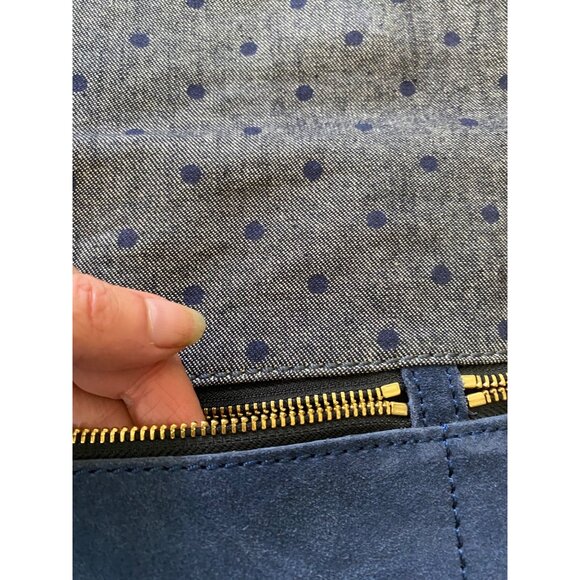 Fossil Blue and Brown Shoulder Bag - Picture 8 of 15